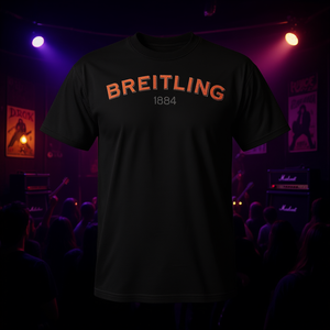 T-Shirt Vintage Breitling 1884 Classic Music Band Rock Premium Promozionale - Product Image 3