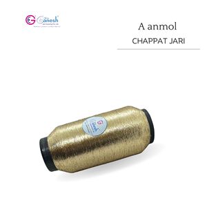 Broderie haute ténacité A Anmol Chapat Jari MS Type Polyester Chapat jari avec Lurex S et ST Type Métallique Chapat Jari - Product Image 2