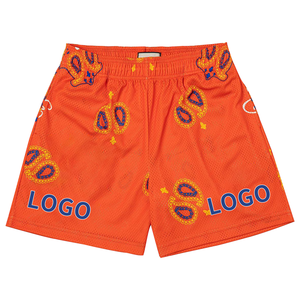 OEM Logotipo Personalizado Basquete Hommes Shorts Ginasio Malha Shorts Correndo Fitness Impresso Masculino Shorts - Product Image 5