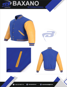 Veste universitaire d'hiver unisexe de haute qualité en polyester/coton, style baseball avec logo personnalisé - Product Image 5