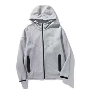 Sudaderas con Capucha y Cremallera para Hombre, Diseño Personalizado al por Mayor, Estilo Casual de Invierno, Ajuste Holgado, Hombros Caídos, Alta Calidad, Talla Grande, 100% Algodón - Product Image 4