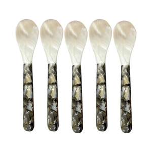 Excelente Cuchara de Nácar Pulida a Mano, Concha Marina de Alta Calidad, Venta al por Mayor a Granel para Importadores de Accesorios de Cocina - Product Image 1