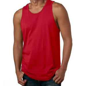 Débardeur de sport en coton pour homme, vente en gros, pas cher, débardeur uni, vente en gros, séchage rapide, respirant, sans manches - Product Image 3