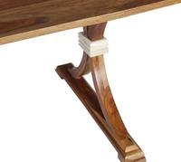 Ensemble de salle à manger moderne de luxe personnalisé 6 places, chaises en bois massif, pliables, extensibles, écologiques, pour hôtels, écoles, centres commerciaux, salons