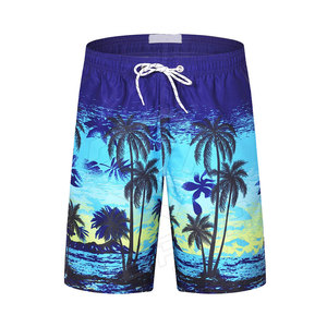 Shorts de Baño Personalizados al por Mayor para Hombre, 100% Algodón, Transpirables, Impermeables, de Secado Rápido, Ecológicos y Modernos para la Playa - Product Image 1