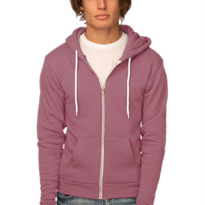 Logotipo personalizado al por mayor ropa unisex cremallera Sudadera con capucha personalizada Bella + sudaderas de lona y sudaderas con cremallera - Product Image 1