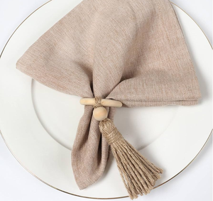 Porte-serviette perlé en bois Design de perle personnalisé Couleur bois naturel Produit de qualité supérieure au prix le plus bas - Product Image 5