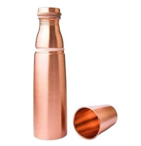 Bouteille isotherme en cuivre 1 L, Boire avec style, rester rafraîchi Le pouvoir du cuivre pour votre boisson parfaite, 1 LTR Bliss Copper Flask - Product Image 1