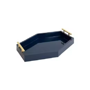 Bandeja de madera artesanal con estilo tradicional para exhibir comidas, bebidas o artículos decorativos, proveedor indio - Product Image 2