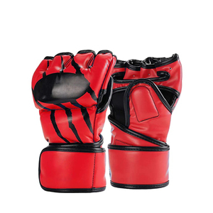 ถุงมือชกมวยมืออาชีพทำจากหนังสำหรับการฝึก MMA แบบถอดง่าย/ถอดง่าย - Product Image 2