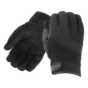 Gants résistants aux coupures avec doigts doublés de Kevlar, paumes en cuir synthétique Clarino, pouce en tissu éponge, gants de travail 786Q.Com-DPG125 - Product Image 1