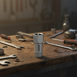 Hazet 3/8'' Long Metric Square 6-Point <b>Socket</b> with Traction Profile - Product Image 3