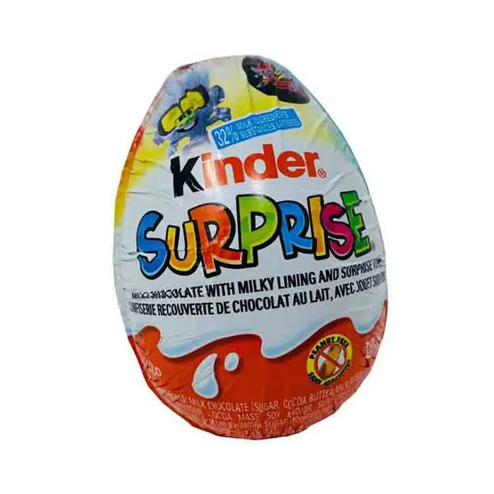 Chocolate Surprise Egg Candy para niños con Kinder Joy Figure Toys Inside