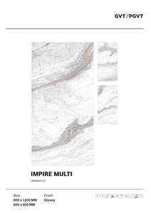 Carreaux de porcelaine émaillés numériques brillants gris platine 600x1200mm classiques modernes pour la décoration de sol des intérieurs d'appartement de villa - Product Image 3