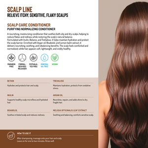Acondicionador Purificante para el Cuero Cabelludo - Acondicionador normalizador purificante para aliviar la picazón, sensibilidad y descamación del cuero cabelludo, Hecho en Italia - Product Image 2
