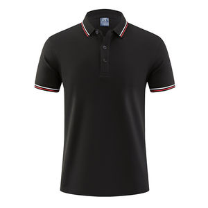 2025 Logo personnalisé imprimé coton Golf pour Polo pour hommes haute qualité surdimensionné Fit goutte épaule bouffée Technique Simple solide - Product Image 1