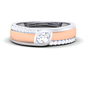 IGI Certified Diamond Solitaire <b>Ring</b> for Boy <b>Men</b> in 14K <b>18K</b> Solid <b>Gold</b> Handmade Unique Classic Dainty Wedding <b>Ring</b> - Product Image 5