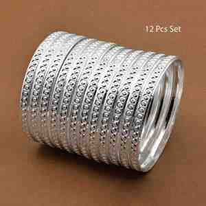 Pulseras Plateadas al por Mayor, Pulseras de Moda, Pulseras Plateadas Personalizadas, Pulseras Plateadas Tradicionales, Pulseras de Latón Plateadas - Product Image 2