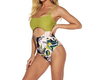 Bikini 2025 traje de baño al por mayor traje de baño mujer trajes de baño para mujer traje de baño 4 vías tela elástica no transparente - Product Image 2