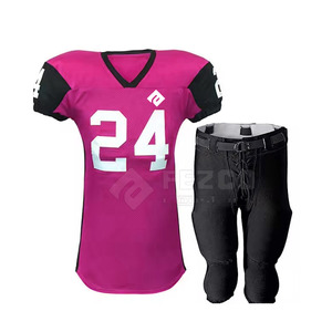 Uniforme de football américain personnalisé pour équipe nationale, respirant, imprimé, manches courtes, style unique - Product Image 1