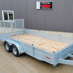 Remolque de Paisaje de Aleación de Aluminio de Grado Comercial de Más de 30 Toneladas, 2/3/4 Ejes, Remolques de Camión de 6.5x20 para Transporte de Contenedores - Product Image 1