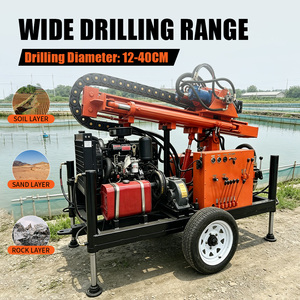 High-Efficiency Water Well Drilling Rig 300m Deep Drilling Machine Air Compressor Hammer Drilling Rig - Product Image 3