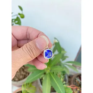 Collier en argent 925 avec cristal de tanzanite - Product Image 4