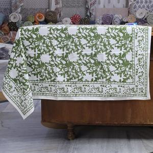 Ensemble de draps en coton imprimé bloc à main imprimé floral literie en coton doux de qualité supérieure pour décor de chambre à coucher luxueux et élégant - Product Image 1