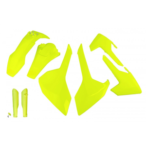 2017-2019 Husqvarna TE 250 Kit completo de plástico amarillo fluorescente Accesorios para motocicletas - Product Image 1