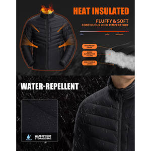 Puffer Men's <b>Jackets</b> Winter WindStopper Breathable Wholesale Custom Lightweight <b>Quilted</b> Hooded <b>Jacket</b> For Men Women Kids - Product Image 3