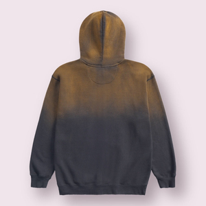 Vente en gros de qualité personnalisée pour hommes sweats à capuche zippés 100% coton molletonné lourd avec fermeture éclair intégrale Dabble sweats à capuche délavés à l'acide - Product Image 2
