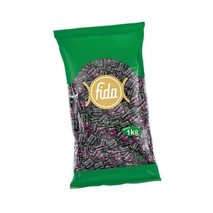 <b>LICORICE</b> COCOA HARD <b>CANDY</b> DROPS in BAG 1KG - Product Image 1