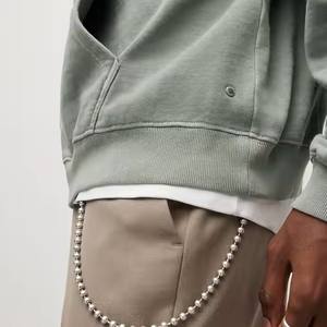 Adorable design personnalisé sweats d'hiver pour hommes de la plus haute qualité fabriqué au Pakistan couleur unie vêtements décontractés teints en usine directe - Product Image 3