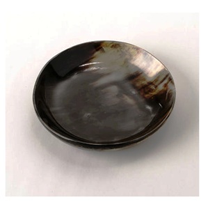 Cuenco de cuerno Cuerno de búfalo natural Rústico Moderno Oval Formas redondas Cuerno Plato de afeitar - Product Image 6