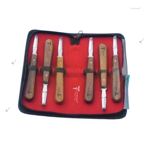 Ensemble équestre de qualité supérieure 6 pièces équin vétérinaire cheval maréchal-ferrant sabot couteaux allemand en acier inoxydable pour sabot couteau tondeuse - Product Image 1
