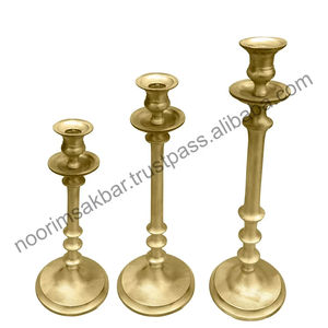 Bougeoir en aluminium de qualité supérieure 2026 avec revêtement noir, support polyvalent pour bougies coniques, idéal pour les mariages et les occasions spéciales - Product Image 3