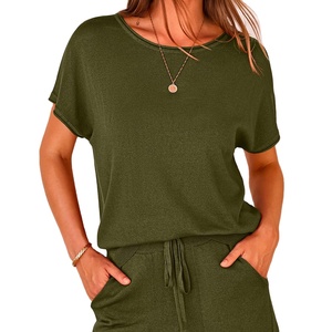 Conjunto de Shorts de Algodón de Secado Rápido para Mujer, Verano 2026, Fabricación Profesional, Camiseta y Shorts para Mujer - Product Image 3