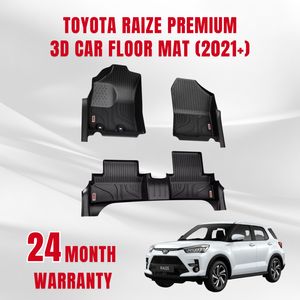 Tapetes para Auto TOYOTA RAIZE al Mejor Precio, Impermeables 65x85cm, Antideslizantes, de Fácil Mantenimiento y Aspirables - Product Image 5