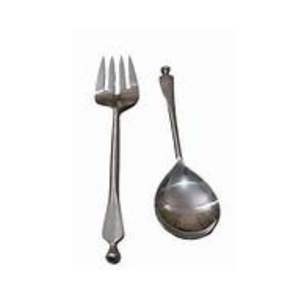 Juego de servidor de ensalada clásico, mango decorativo, utensilios de cocina para servir comedor para el hogar, restaurante, mesa, fiesta - Product Image 3