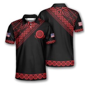 เสื้อโปโลลูกดอกแบบสั่งทำเสื้อปาเป้าปักลายด้วยโพลีเอสเตอร์100% MDJ-0009ออกแบบได้ตามต้องการ - Product Image 6
