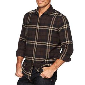 Customise Logo Long Sleeve Flannel <b>Shirt</b> Men Fashion Design Casual Fabric Plaid <b>Shirts</b> - Product Image 6