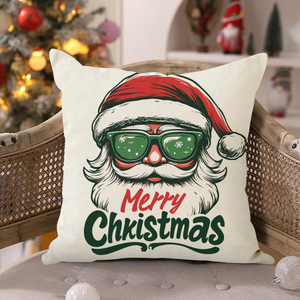 Custom High Quality Christmas Snowman Pillow <b>Covers</b> Solid Pattern for Home Hotel Hospital Decor for Couch Cushions Bedroom - Product Image 1