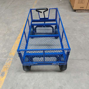 รถเข็นกอริลลาสำหรับสวนใช้ในฟาร์มทำจากเหล็กน้ำหนักมากน้ำหนัก1000ปอนด์พร้อมตาข่ายถอดออกได้แปลงเป็นเตียงพื้นเรียบ - Product Image 4