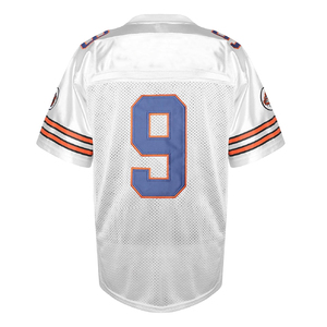 Maillots de football américain personnalisés de haute qualité, respirants, avec logo personnalisé, en polyester/coton, manches courtes, été - Product Image 2