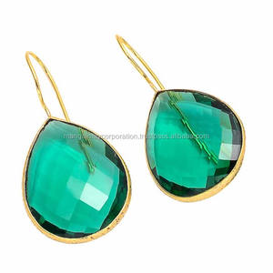 Best Looking Women's Vintage Style round & Square Silver Plated Gem <b>Earrings</b> Carnelian & <b>Turquoise</b> Gold Plated Dangle Jewelry - Product Image 3