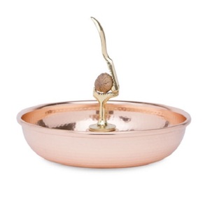 Tapa de Olla de Cocina de Cobre Martillado de Calidad Superior, Tamaño Personalizado, Forma Redonda, Tapa de Kadai para Cocinar Alimentos a Bajo Precio - Product Image 6