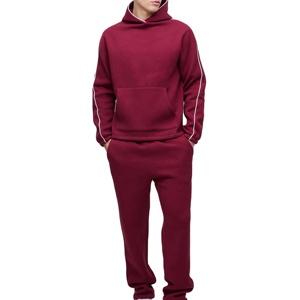 Chándal Nuevo de la Mejor Calidad, Ropa Deportiva de Invierno con Capucha, Informal, con Logotipo Personalizado, Transpirable, de Algodón Estampado, para Entrenamiento, para Hombre, Talla Grande - Product Image 3