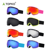 TOPKO Lunettes de ski de haute qualité Protection Lunettes de neige Lunettes de snowboard Lunettes de ski de neige