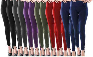 Women's High Waist Super Soft Breathable Workout <b>Leggings</b> Seamless Casual Solid <b>Pattern</b> Customized Colors High Quality - Product Image 2