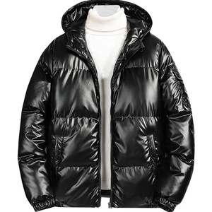 Blouson Bomber Unisexe Personnalisé Hiver Imperméable Chaud à Capuche Style Urbain avec Fermeture Éclair et Design Patchwork Sherpa - Product Image 1